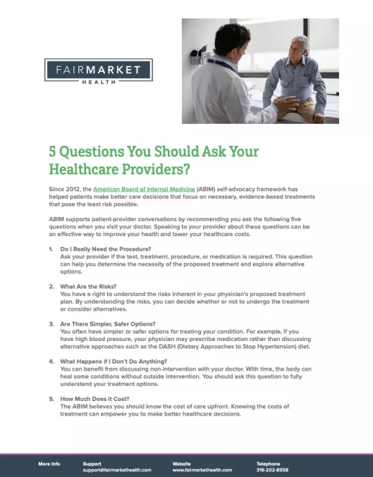 Fair Market Health | Healthcare Provider Guide